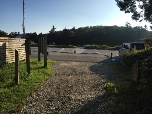 駐車所に戻りました。お疲れ様でした～