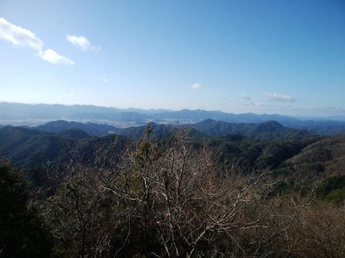 途中で展望の良い場所に出た