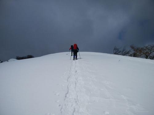 こういう道は見えてるのにつかないタイプ。それにしても気持ちいい雪道だった