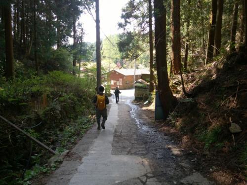 千早本道を下りました。今日もお疲れ様でした