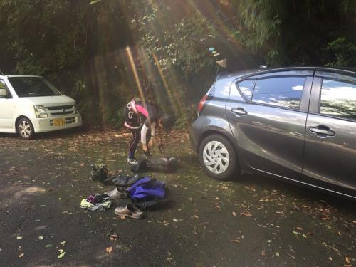 いつものようにここで準備