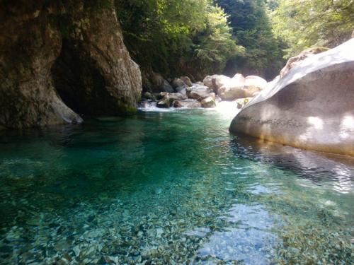 ここ最初のところ。陽に照らされると美しい