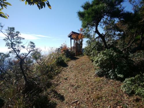 途中の展望デッキ