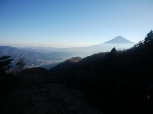 木無山付近にある岩場の上から撮影。うん！素晴らしい眺望