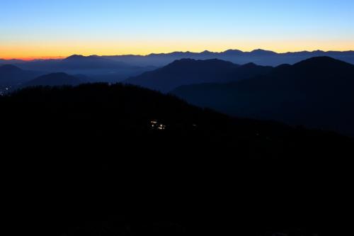 南アルプス方面もこの通り