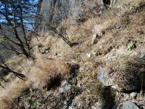 結構デンジャラスなトラバース地点だった