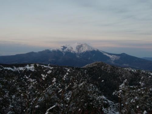 迫力ある御嶽山。噴煙がまだあがっていた