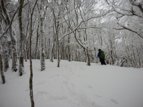 雪は膝上まで入るほど