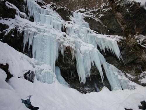 やってまいりまいた2018年の大峰・シェイクスピア氷柱群