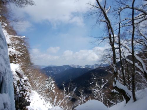 台高山地方面。天気がいいね～