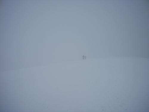 最後はホワイトアウト状態に・・・結局、こうなるのね。