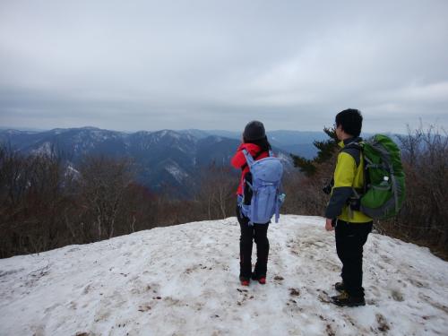 お二人さんも景色に没頭