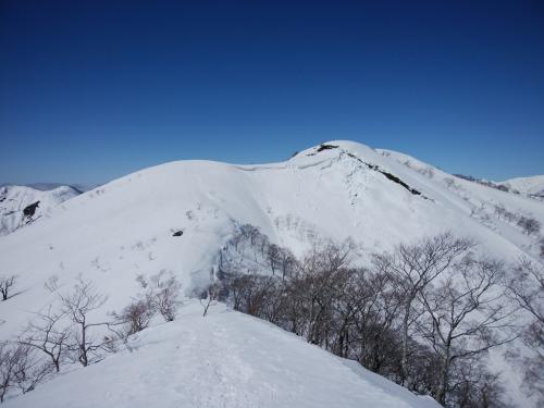 大日ヶ岳のピークが見えた