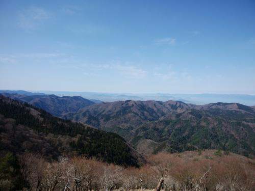 南部の景色。今日はどこまでも見える。素晴らしい
