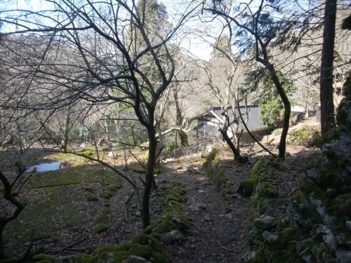 落合？の廃村地帯まで下りてきた