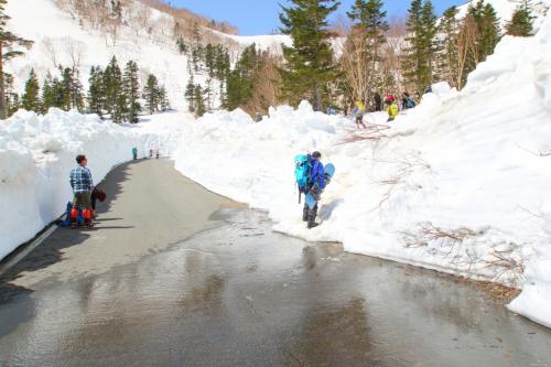 ここから入山します