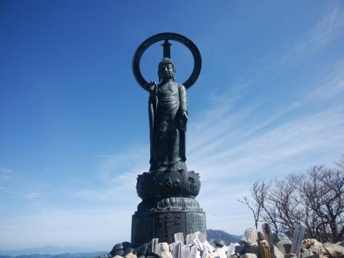 数年ぶりの釈迦ヶ岳に到着