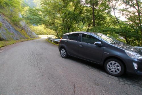 車まで戻ってきた。今日もお疲れ様でした。短い山行だったけど、たっぷり楽しめた