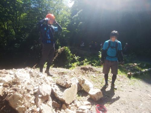 毎年ながらのひでぶーさんと今回前鬼はじめての田村君