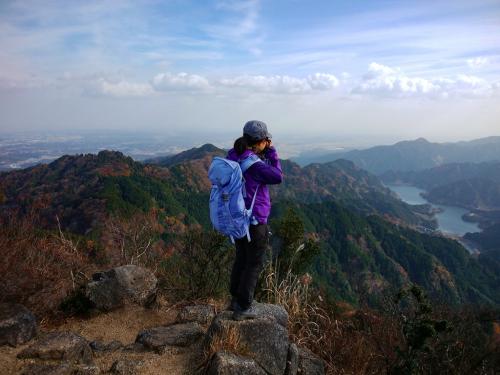 霞んでるけど撮影するこまっちゃん