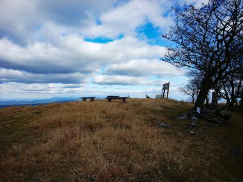尼ヶ岳山頂が見えた