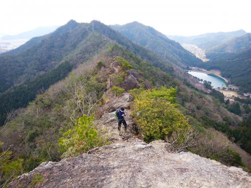 振り返ると結構な縦走してきたことがわかる